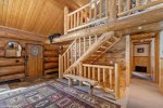Charming wood staircase